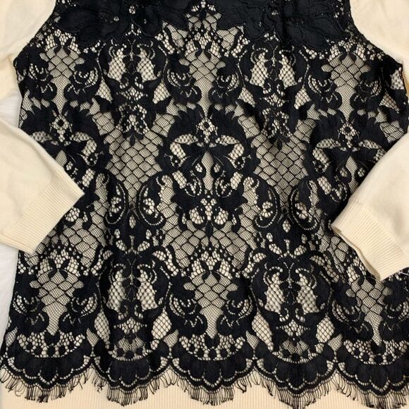 Lace detail sweater  - Picture 3 of 5